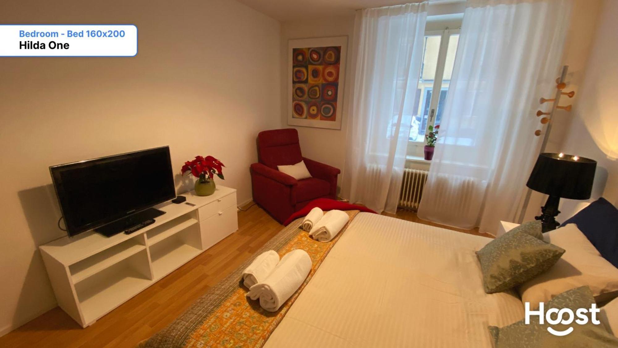 Hilda: Tranquillo Appartamento In Centro Zürich Exterior foto